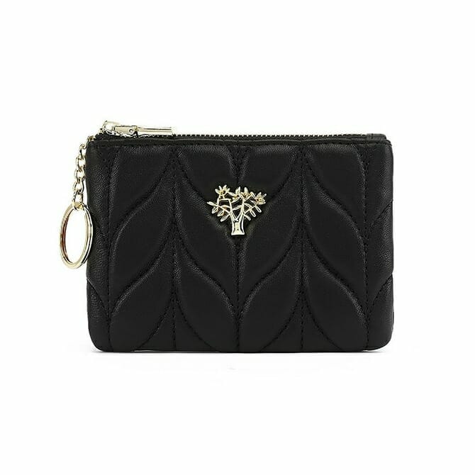 Black Quilted Coin Purse